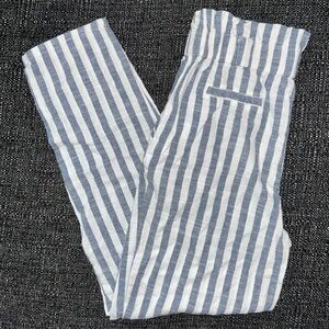 Striped Pants with Pockets